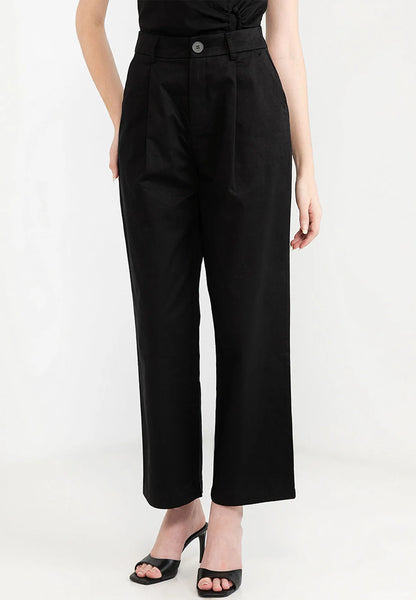 Pleated Wide Leg Pants