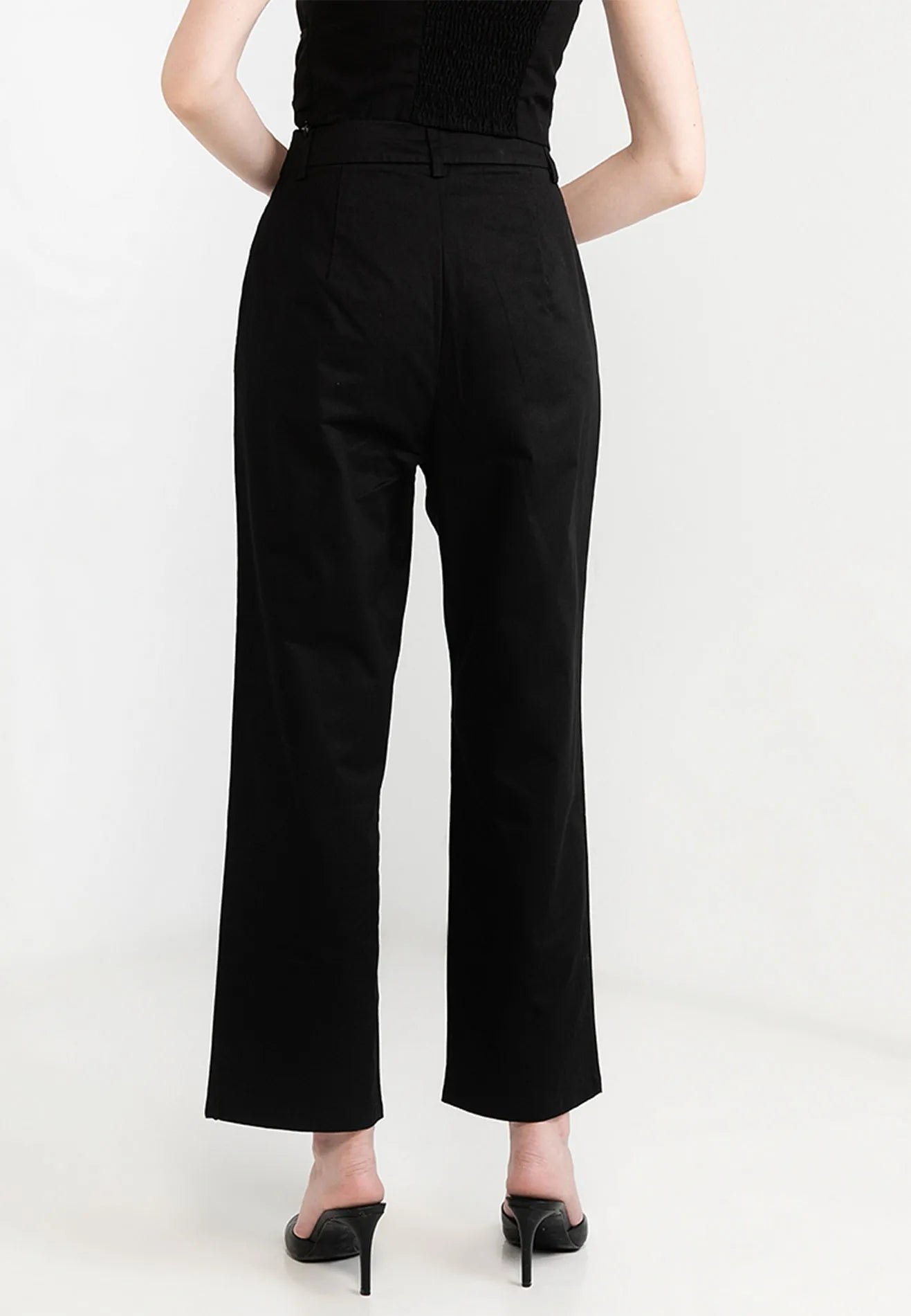 Pleated Wide Leg Pants