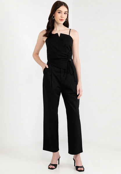 Pleated Wide Leg Pants