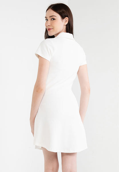 Be Paris Collection: Collared Neck Casual Dress