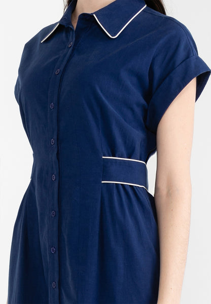 Be Paris Collection: Collared Shirt Dress