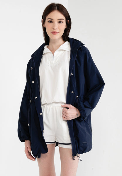 Be Paris Collection: Nylon Athletic Hooded Jacket