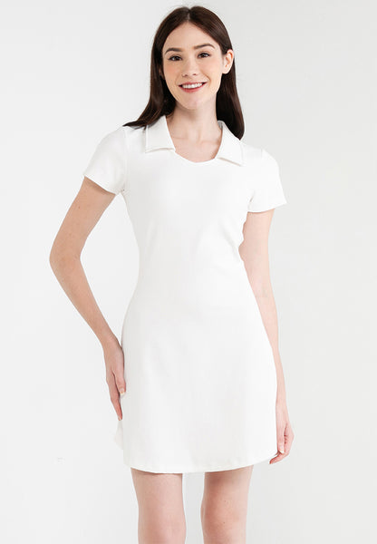 Be Paris Collection: Collared Neck Casual Dress