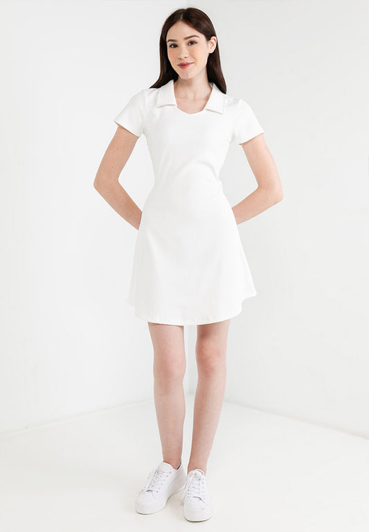 Be Paris Collection: Collared Neck Casual Dress