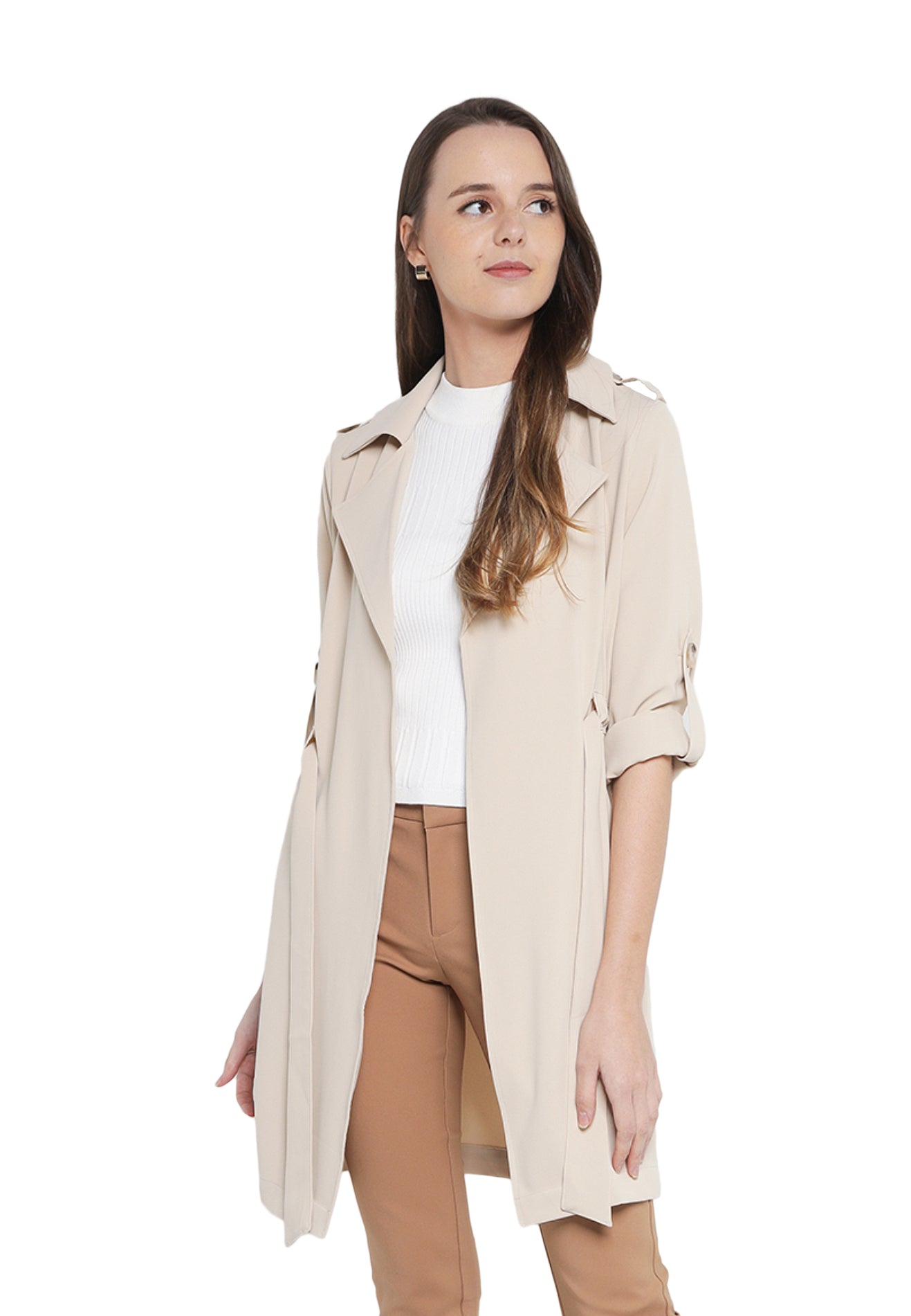 Trench on sale coat lapel