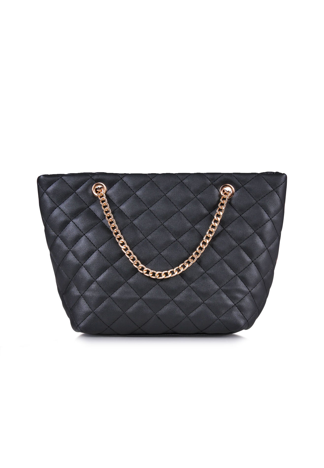 Guess Victoria Chain Shoulder Bag in Black