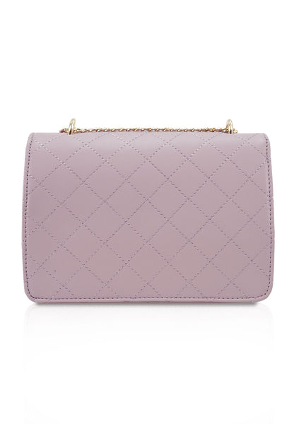 VOIR Small Crossbody Quilted Front Flap Bag