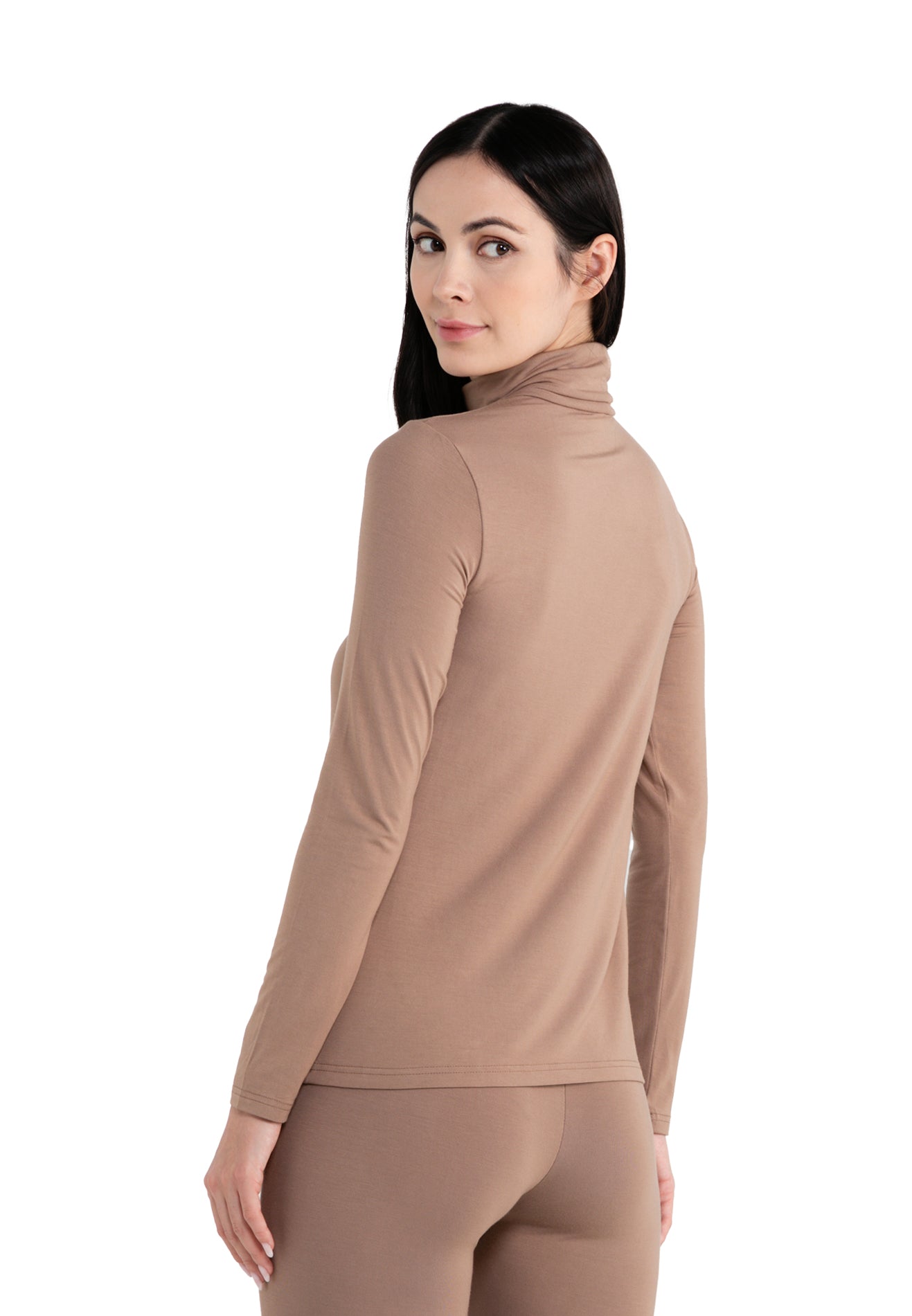 Plain hot sale turtleneck top