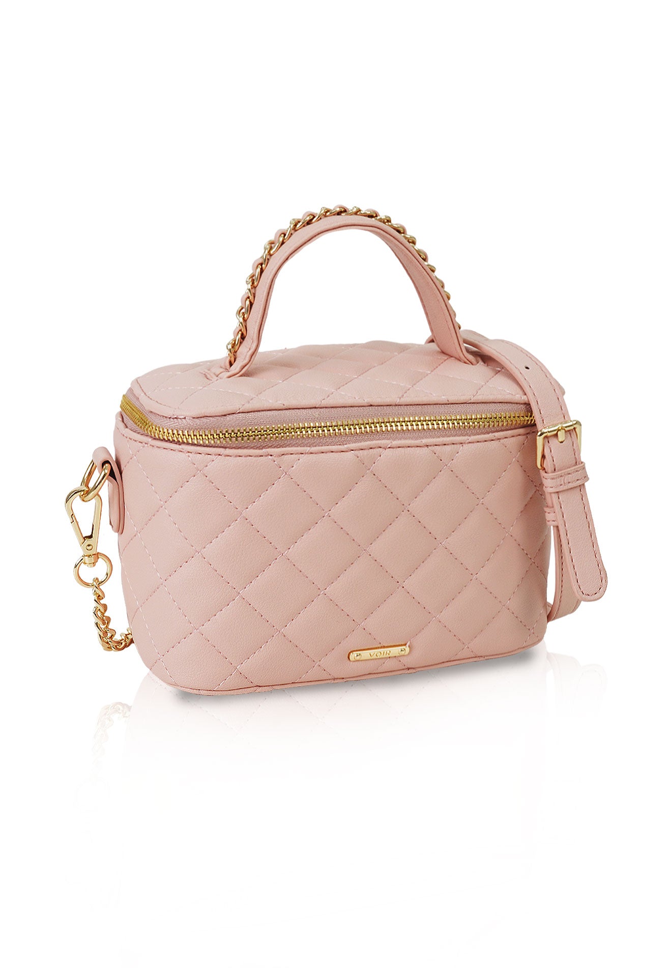 Side discount vanity bag